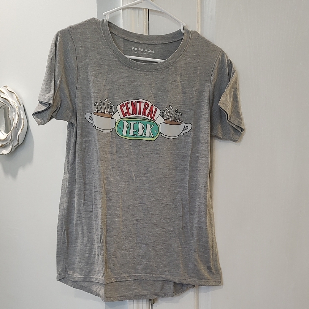 FRIENDS Gray Central Perk Short Sleeve Tee